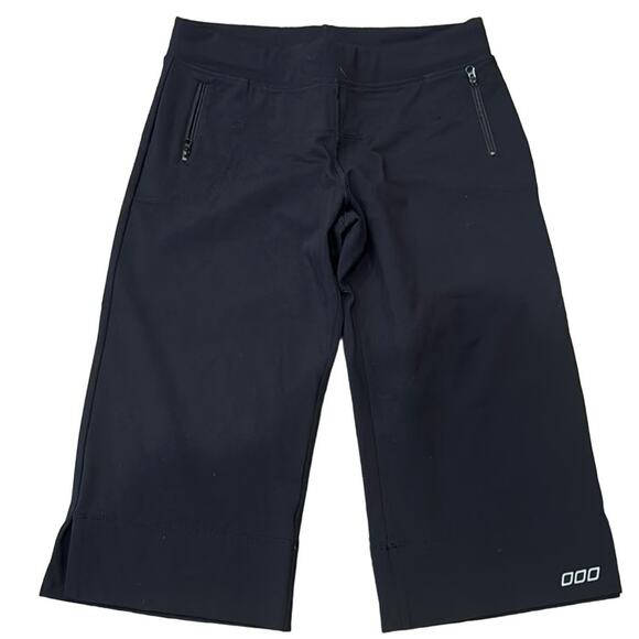 Lorna Jane Active Women's Wide Leg Capri Active Pants Black Size S - Picture 1 of 7